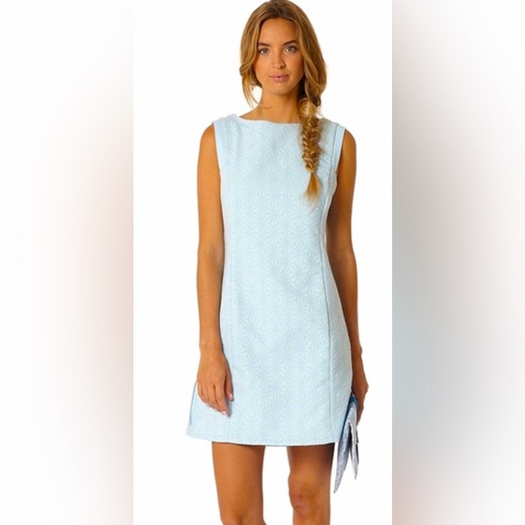 Anthropologie Light Blue Mini Dress - Picture 1 of 6